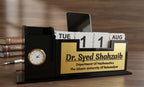 Personalized Arcylic Desk Organizer: Pen Holder, Mobile Dock, Engraved Gift