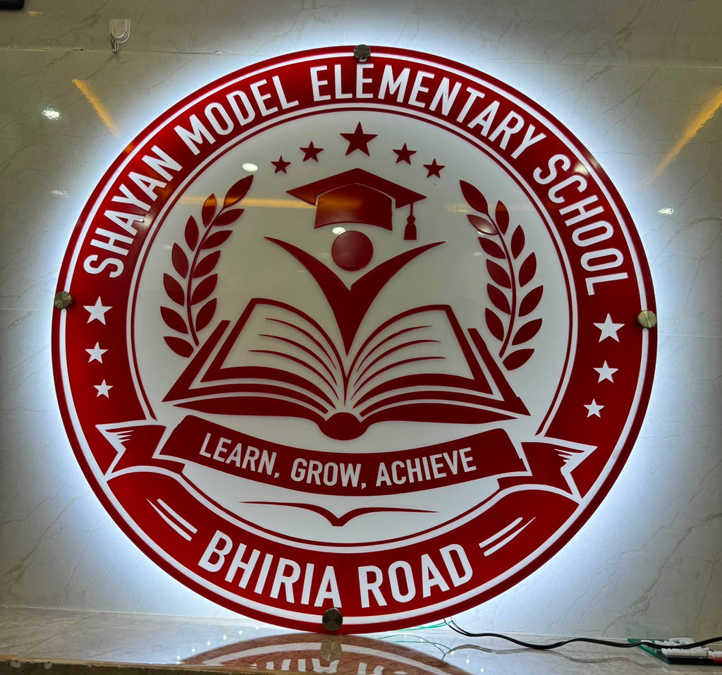 Custom Acrylic Business & Office Sign | Premium Layered 3D Logo Sign Regular priceRs.4,500.00