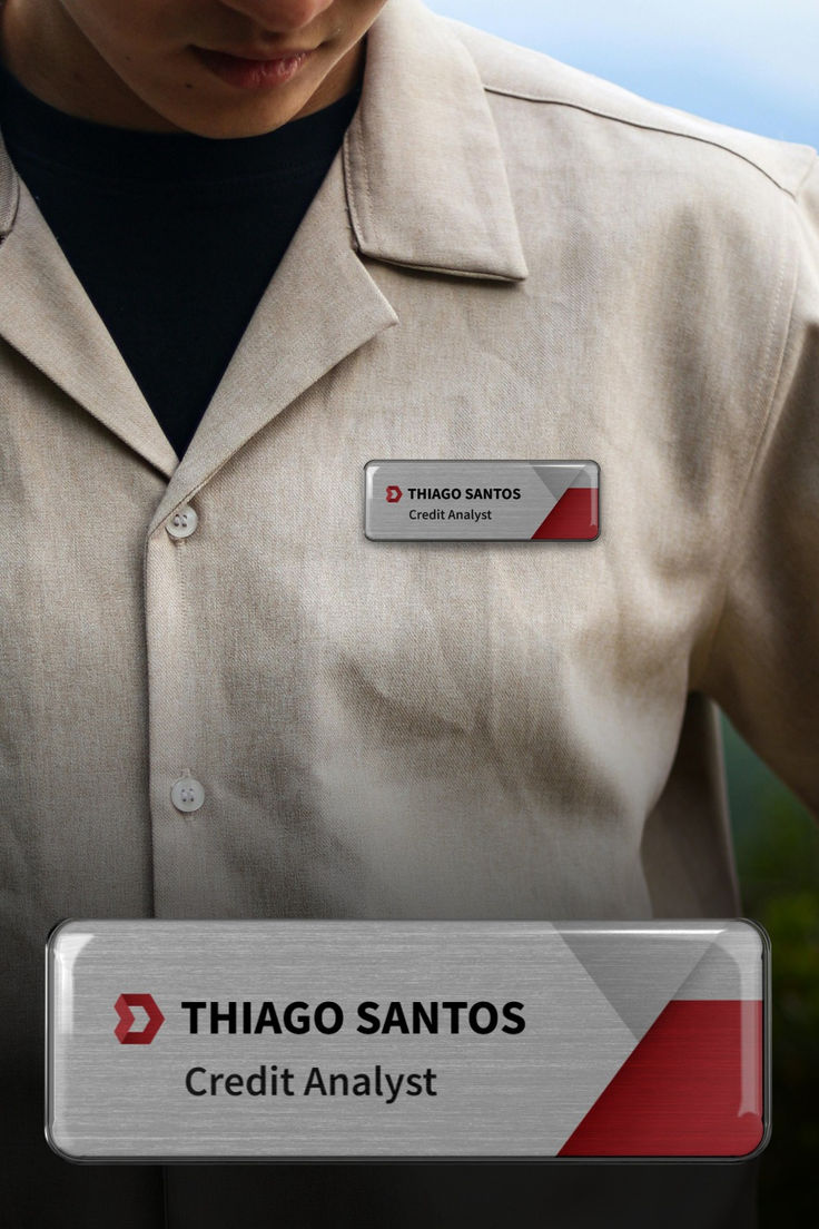 Custom Metal Name Badge – Personalized ID Pin for Doctors, Nurses, Dentists & Pharmacists