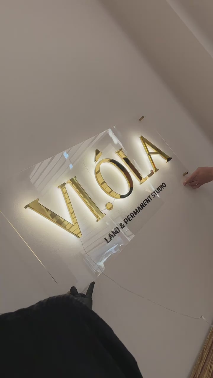 Custom Acrylic Business & Office Sign | Premium Layered 3D Logo Sign Regular priceRs.4,500.00